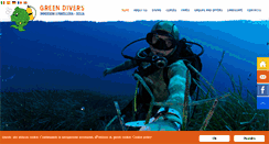 Desktop Screenshot of greendivers-sub.com