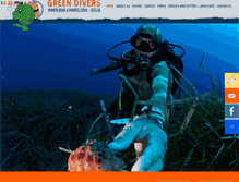 Tablet Screenshot of greendivers-sub.com